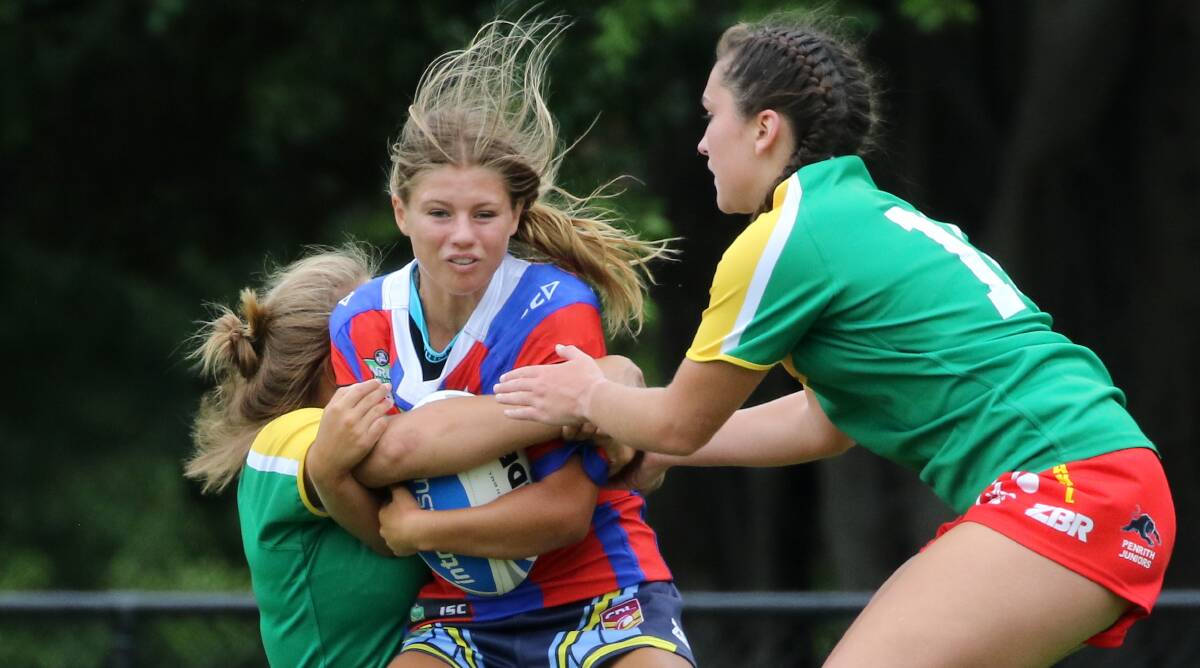 AIM HIGH: The Newcastle Knights are gunning for the semi-finals in the Tarsha Gale Cup, coach Josh Potapczyk revealed. Picture: Valentine Sports Photography