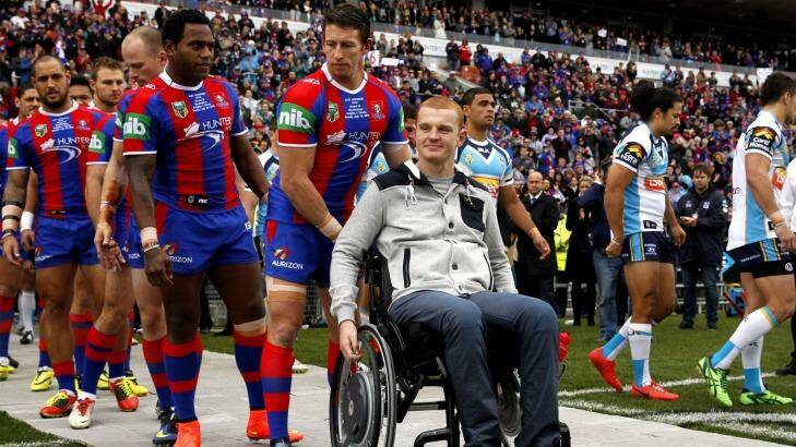Alex McKinnon is looking forward to fully accessible beaches and clubhouses along the Newcastle coast line. Picture: Jonathan Carroll