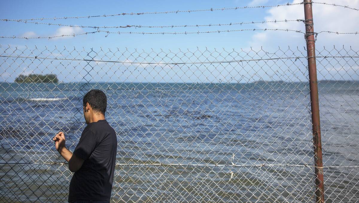 Kurdish man Karam Zahirian hoped to find sanctuary in Australia when he left everything behind to flee Iran. Instead he was sent to a detention centre on Manus Island. Picture: Getty Images