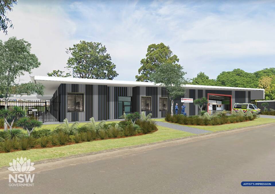 Artist's impression: Medowie's new NSW Ambulance station, expected to open in 2022.
