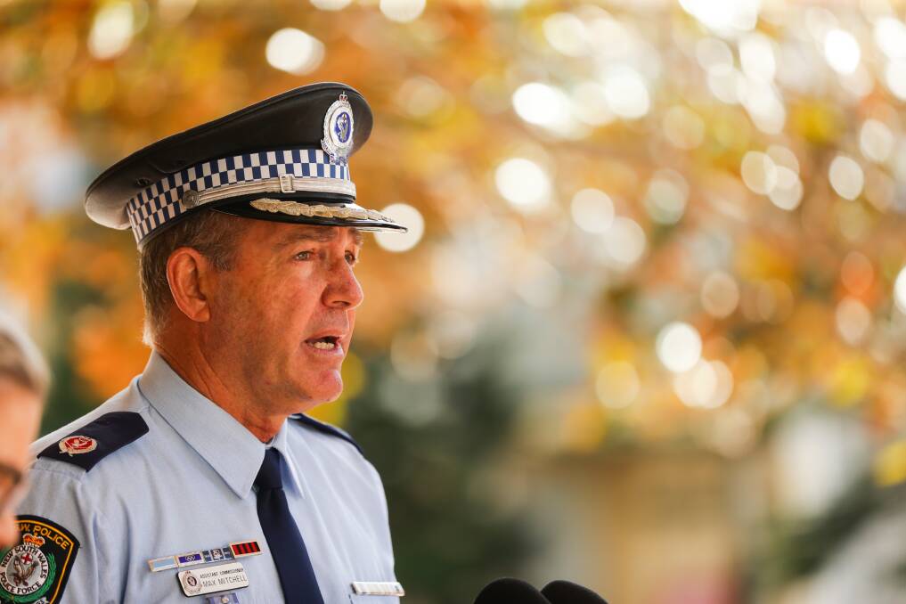 Assistant Commissioner Max Mitchell. Picture: Jonathan Carroll