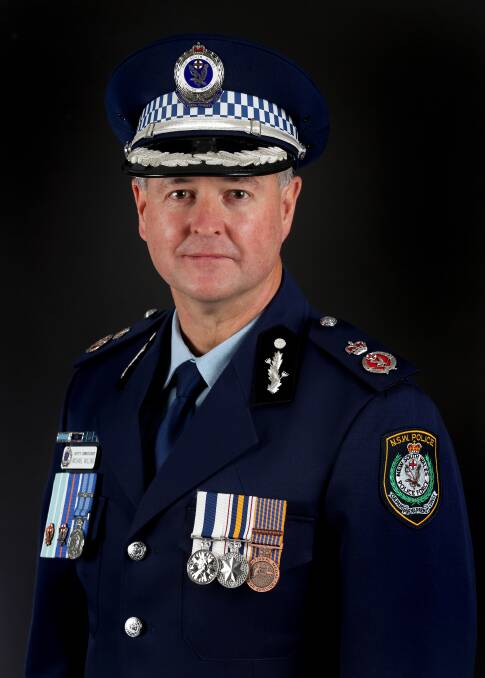 New role: Deputy Commissioner Mick Willing took on the command of NSW Police Regional Field Operations from July 1. Picture: NSW Police