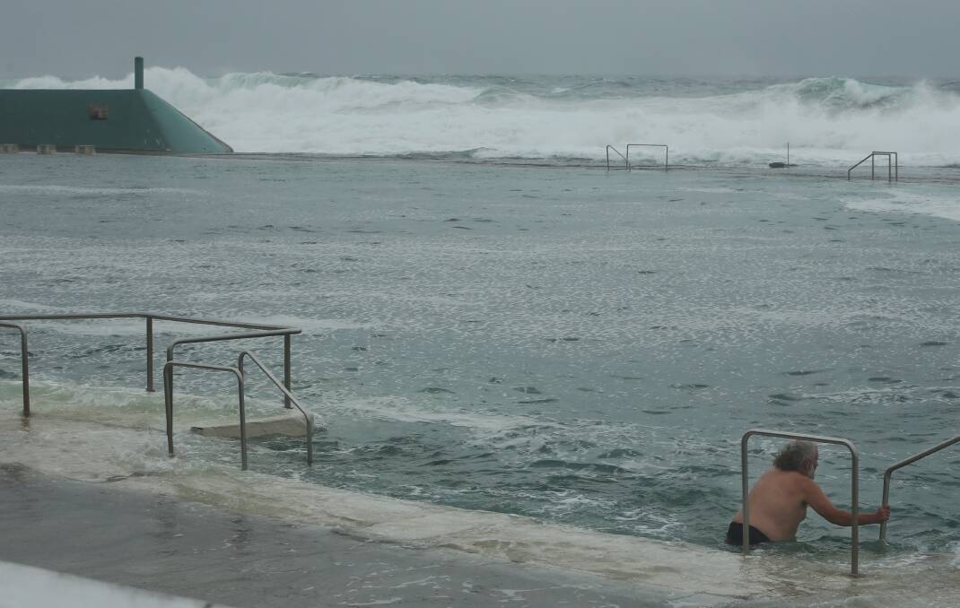 Backlash: Renovations of Newcastle Ocean Baths are scheduled to kick off this month. Picture: Simone De Peak