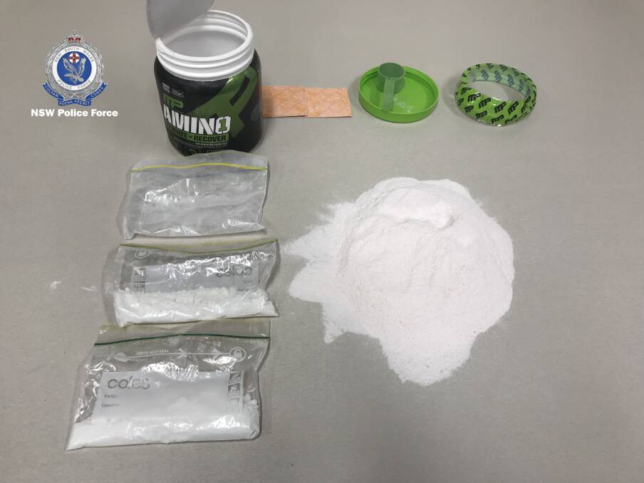 Seized: Some of the items found when the syndicate members were arrested in December, 2018. Picture: NSW Police