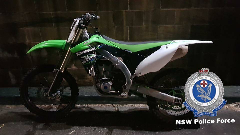 The bike that had been reported as stolen. Picture: NSW Police