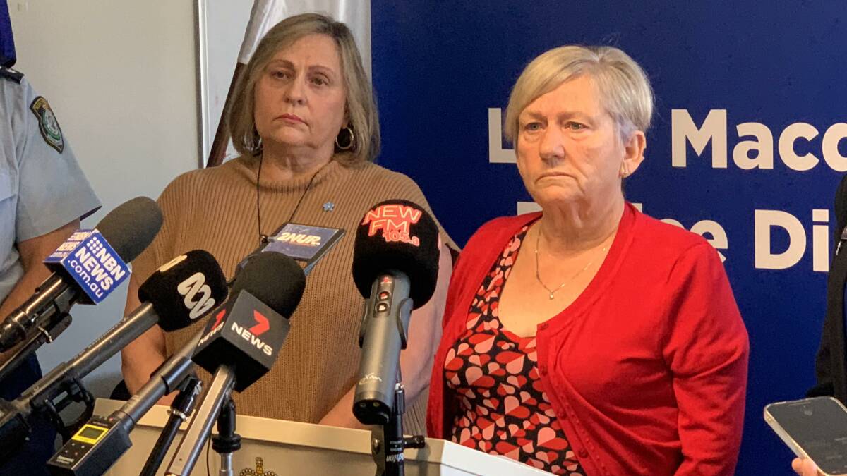 Gordana Kotevski's aunt Julie Talevski and mother Peggy Kotevski appeal for information from the public earlier this year. File picture