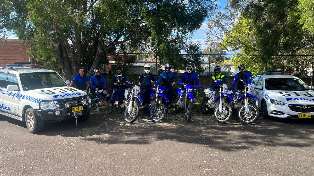 Officers involved in Operation Token. Picture by NSW Police