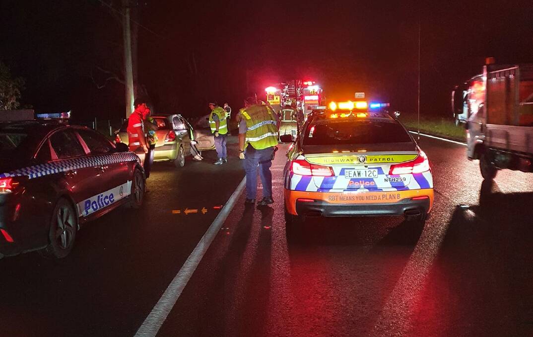 The crash scene. Picture: NSW Police