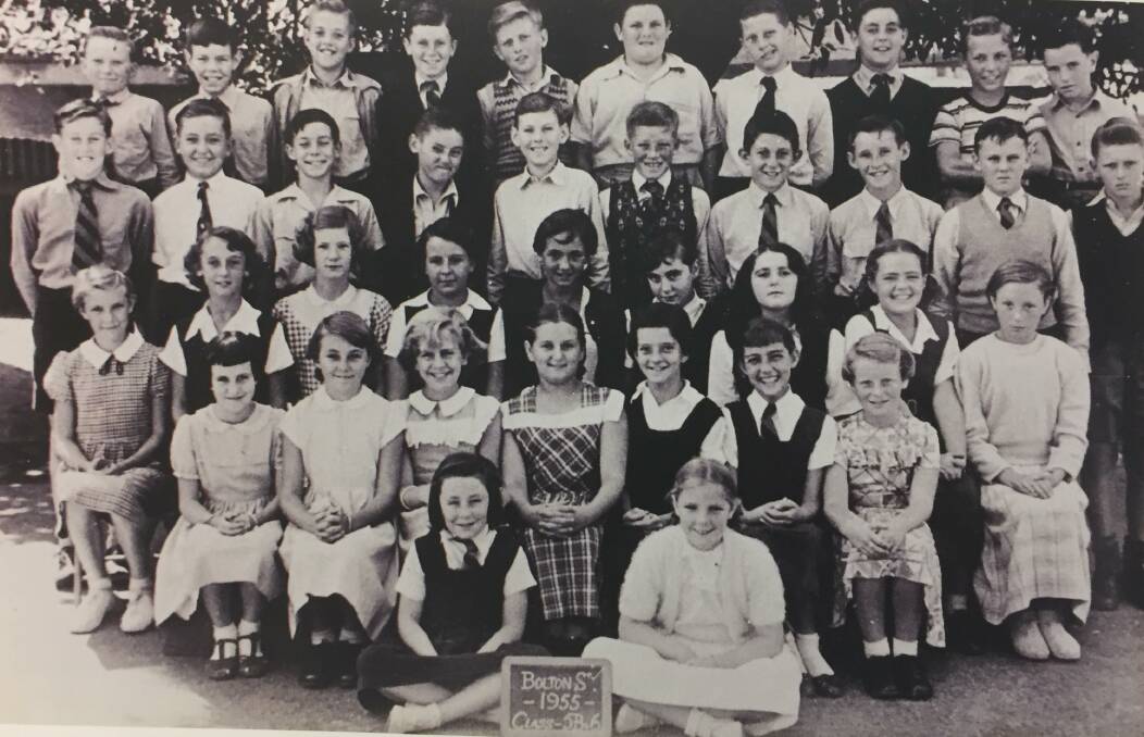 Historic: A class photo from from 1955 that was part of the Newcastle East Public School Collection.
