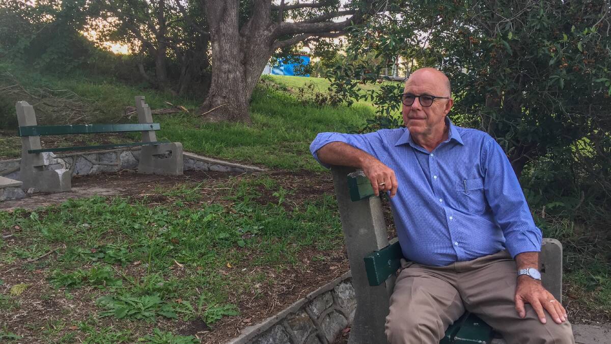 Demand for park land: Jeff Jansson, of Rotary Club of Toronto Sunrise, is among those banding together against Lake Macquarie City Council’s concept of developing a commercial, tourism and residential complex on the foreshore.