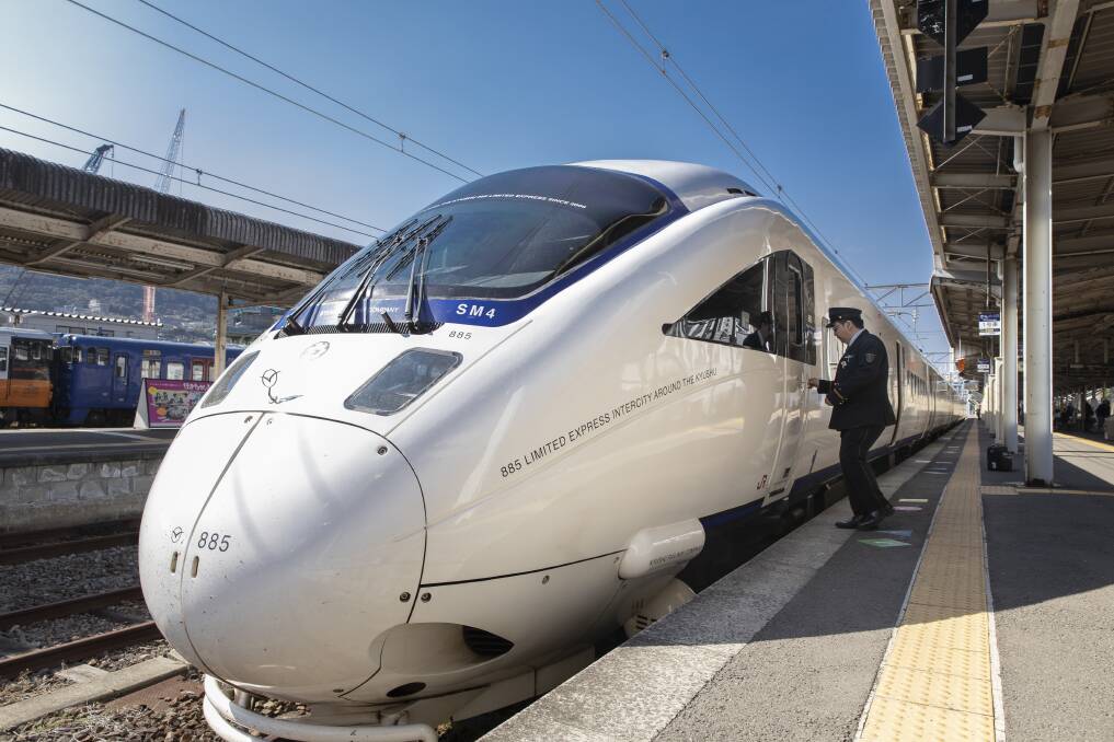 The Shinkansen high-speed train in Japan. Picture: Sitthixay Ditthavong