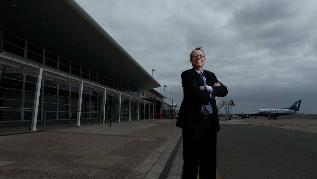Newcastle Airport CEO Dr Peter Cock.