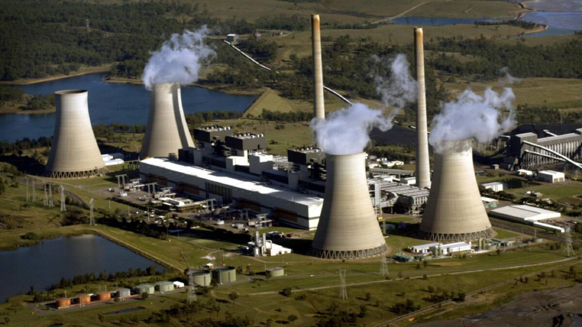 Emitter: Bayswater Power Station at Muswellbrook is run by AGL, the target of a takeover bid by tech billionaire Mike Cannon-Brookes.