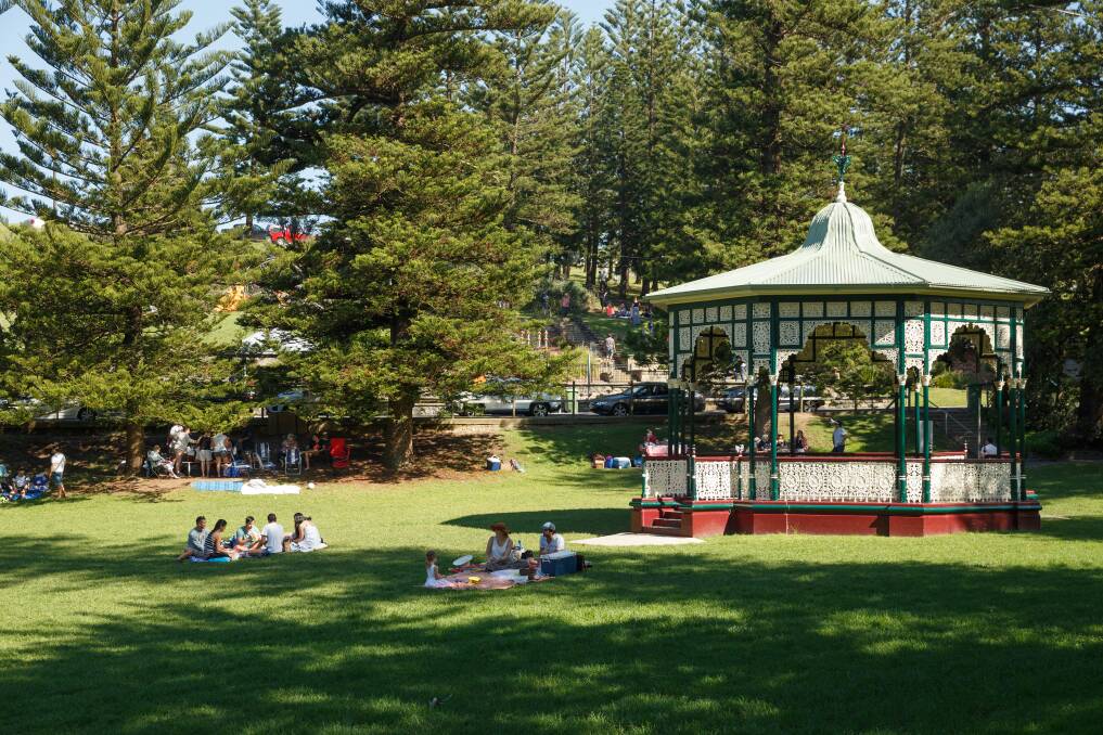 Valuable spaces: King Edward Park (pictured) is among Newcastle's 'gorgeous' parks - Jefferson Park at Merewether is not yet among them.