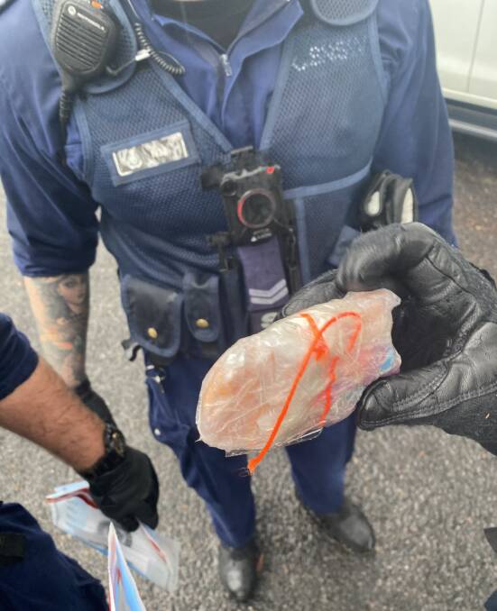 The parcel that was attached to the drone.