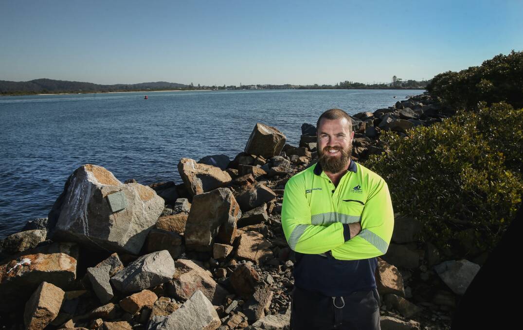 Recognition: Swansea man Tim Seymour will receive a Royal Life Saving NSW certificate of commendation next week for his bravery in rescuing a man whose boat capsized last year. Picture: Marina Neil