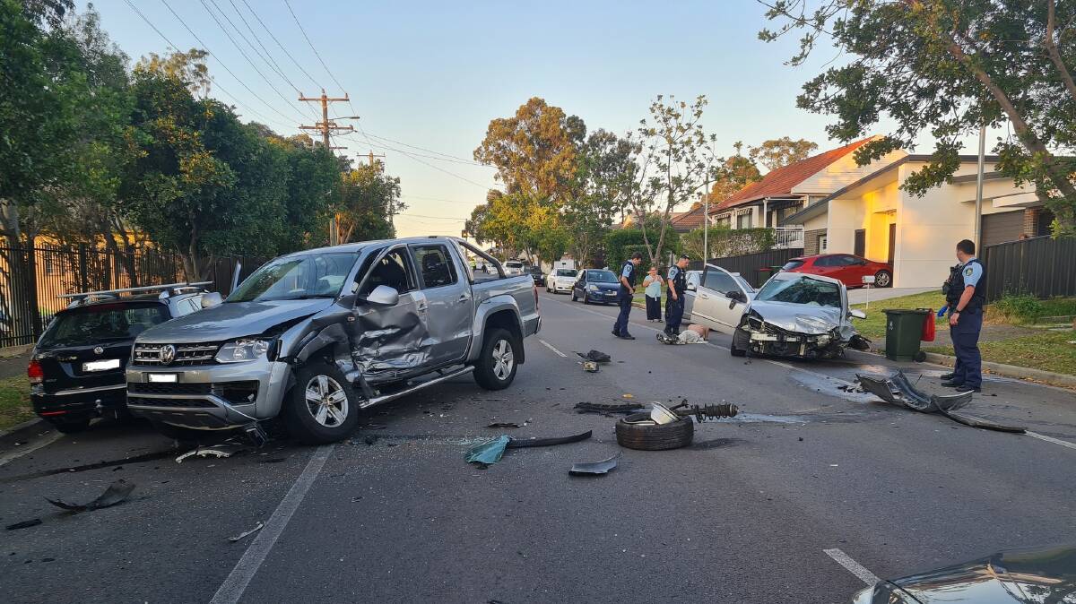 The scene of the crash. Picture by NSW Police