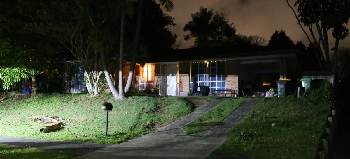 The house at Narara where Danielle Easey was killed in 2019. Her body was later dumped in Cockle Creek. Justin Dilosa is on trial in the NSW Supreme Court accused of her murder. 