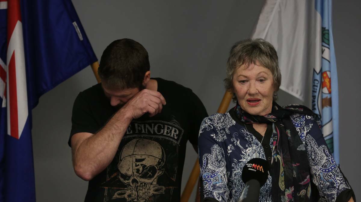GRIEVING: Ian Pullen's mother Gill and brother Guy speak ahead of the one year anniversary of the New Zealand pilot's death in the Hunter Valley. Picture: Simone De Peak 