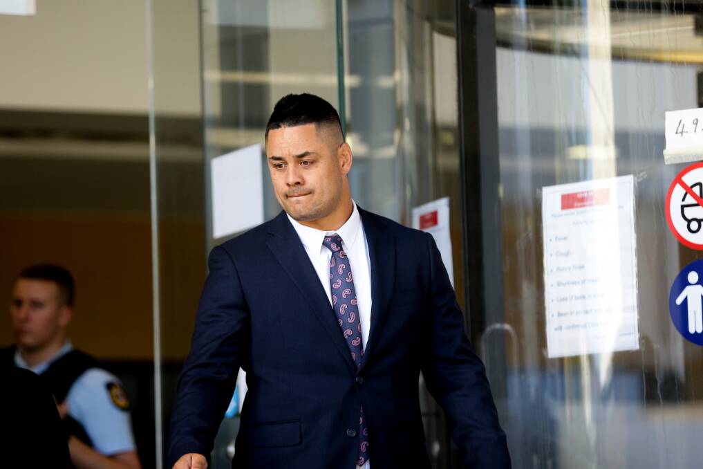 Former NRL star Jarryd Hayne has been on trial charged with two counts of aggravated sexual intercourse without consent and inflict actual bodily harm. Pictures: Simone De Peak and Jonathan Carroll 