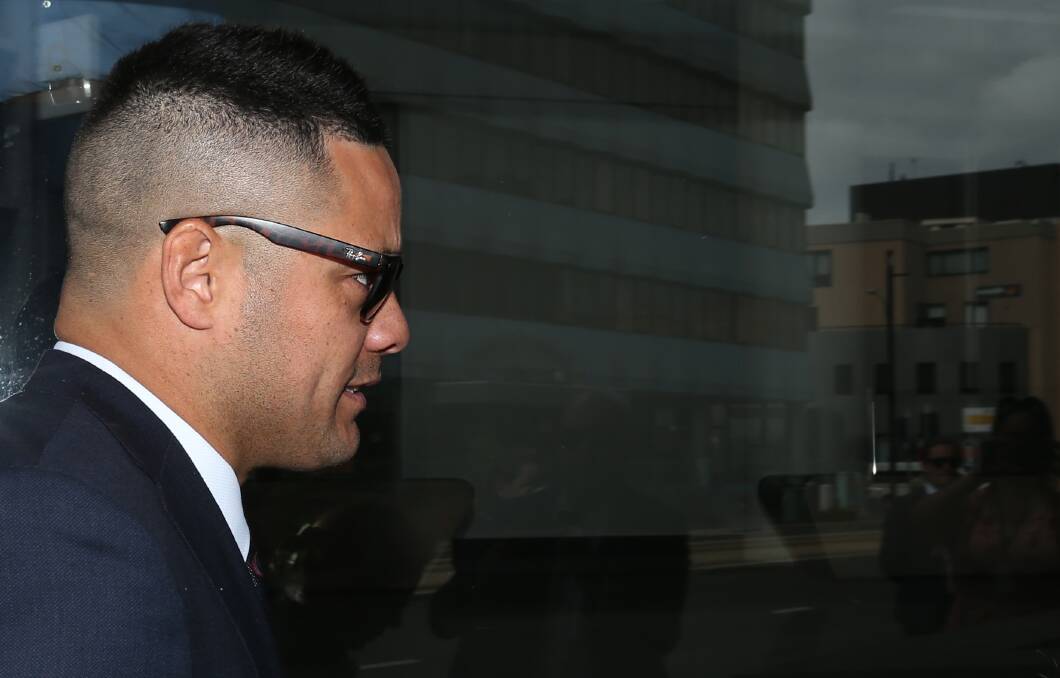 ACCUSED: Jarryd Hayne is on trial charged with two counts of aggravated sexual intercourse without consent and inflict actual bodily harm. 