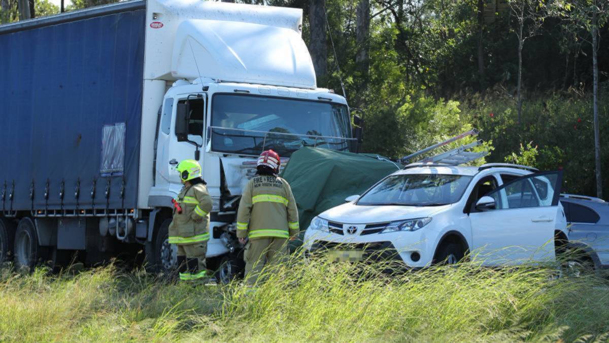 TRAGEDY: The scene of the crash that claimed the life of Daniel Milne on May 10, 2016. Truck driver David James Price was found guilty of causing the crash and jailed for 15 months. He was later allegedly linked to a child sexual assault. 