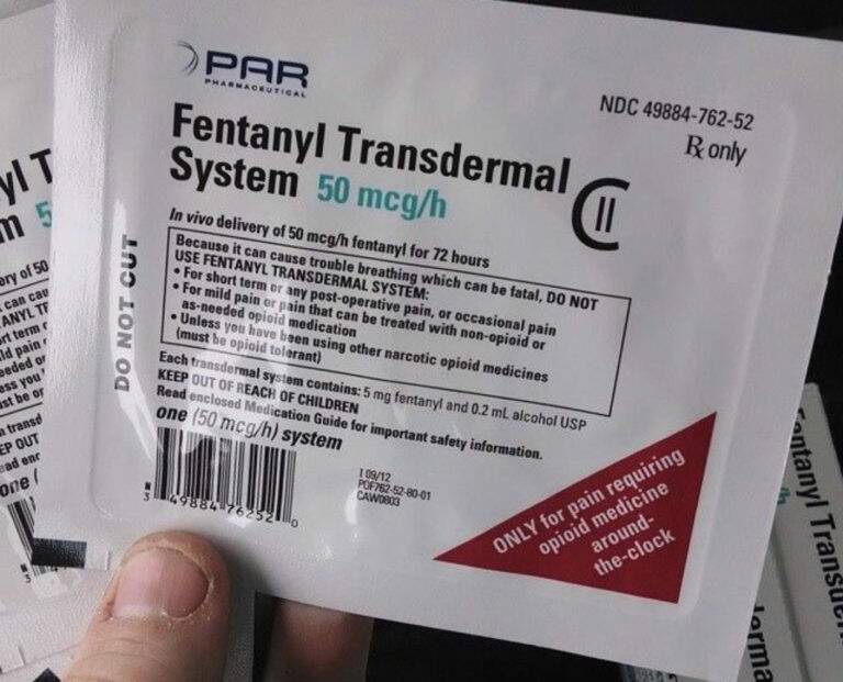 Fentanyl patches. 