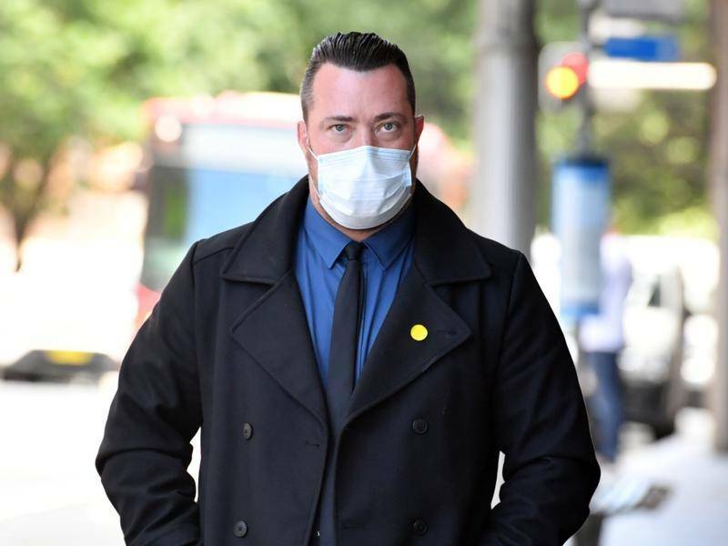 Body modifier Brendan Leigh Russell during his manslaughter trial in Sydney. 