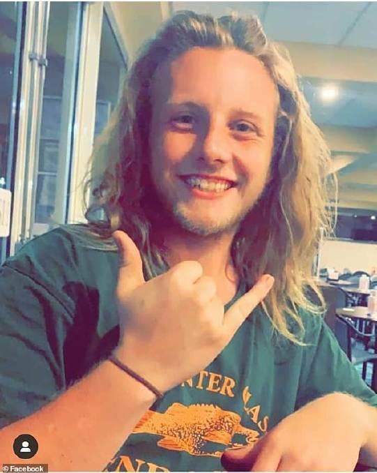 Byron Tonks, 20, was shot in the chest while sheltering inside a home at Wyong in March, 2020. Bradley Jason Mark White is on trial accused of murder.

