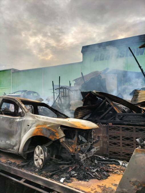 The deliberately lit blaze ripped through several cars and a house at an Adamstown tow yard in April, 2022. 