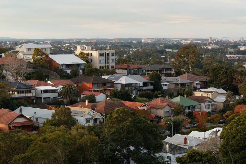 IN HIGH DEMAND: A view of suburban rooftops in Merewether and The Junction. Picture: Max Mason-Hubers
