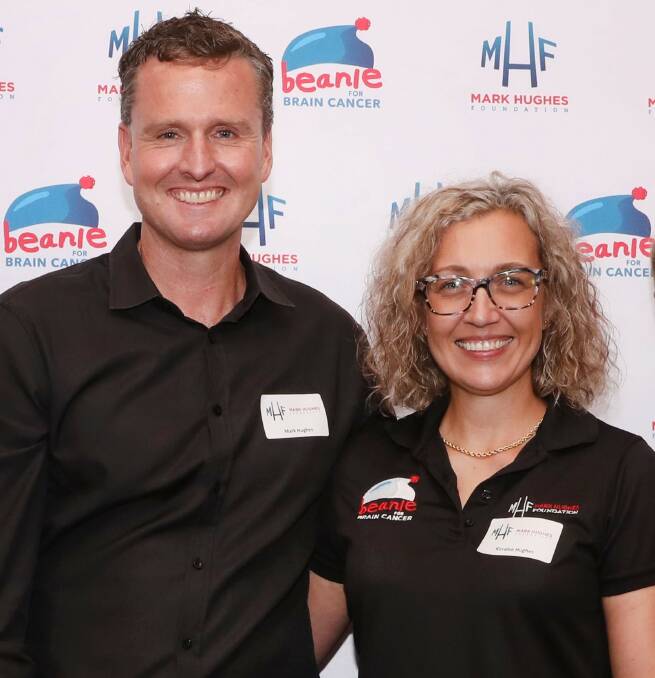 PROUD: Mark and Kirralee Hughes were thrilled to announce almost $1.6 million in grants.