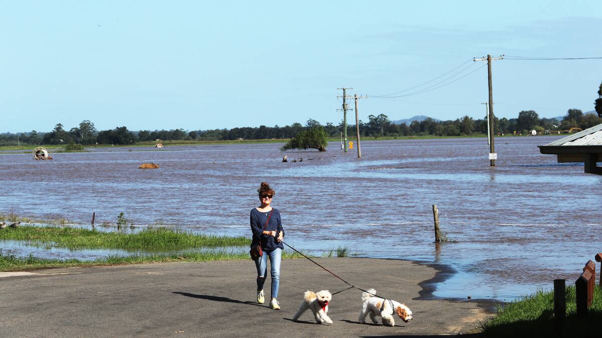 Flooding in the Hunter region earlier this month. Picture: Peter Lorimer