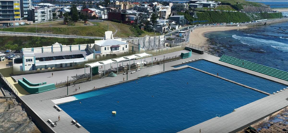 WHAT DO YOU THINK: City of Newcastle has finalised the concept design for Stage 1 of the Newcastle Ocean Baths upgrade.