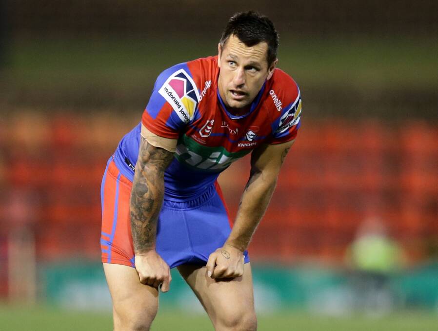 UNDER PRESSURE: The Newcastle Knights have no intention of terminating Mitchell Pearce's contract, but his days as club captain may be numbered.