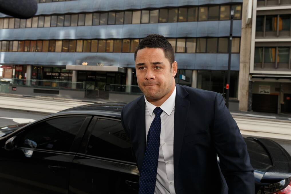 Jailed former NRL star Jarryd Hayne was found guilty of two charges of sexual assault. Picture: Max Mason-Hubers