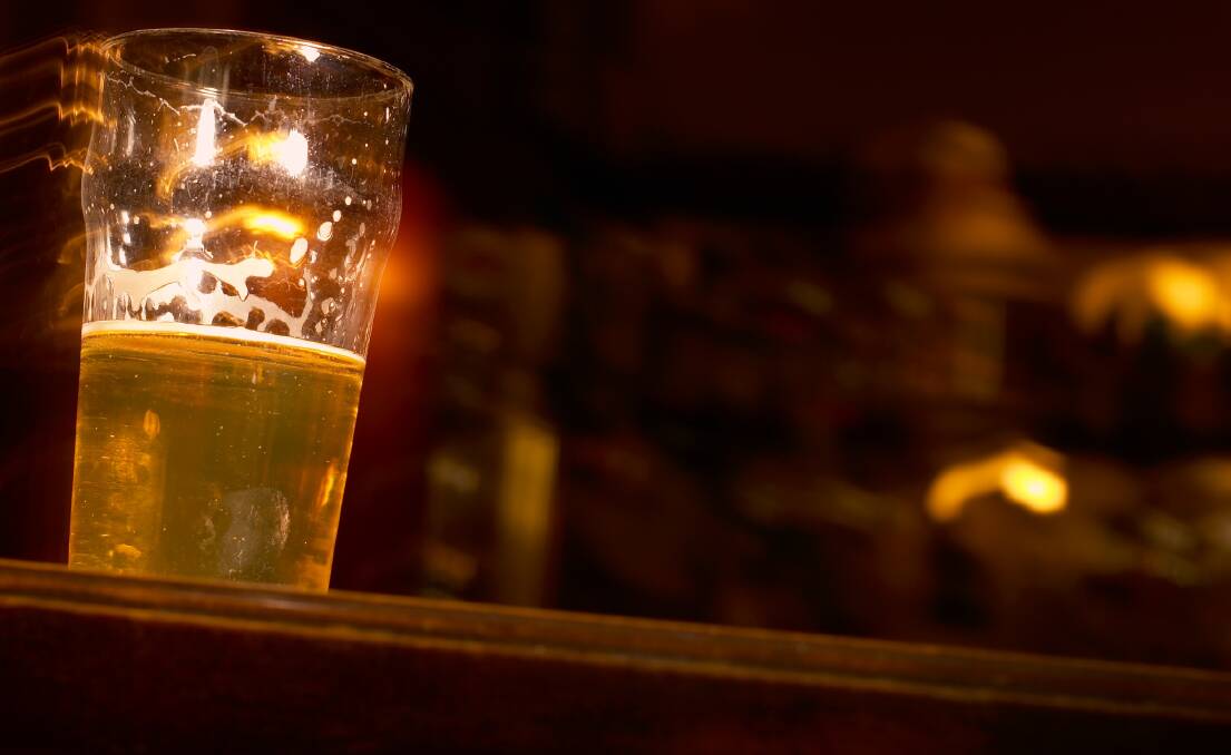 GLASS HALF EMPTY: Between 35 and 65 per cent of domestic violence is alcohol-related.