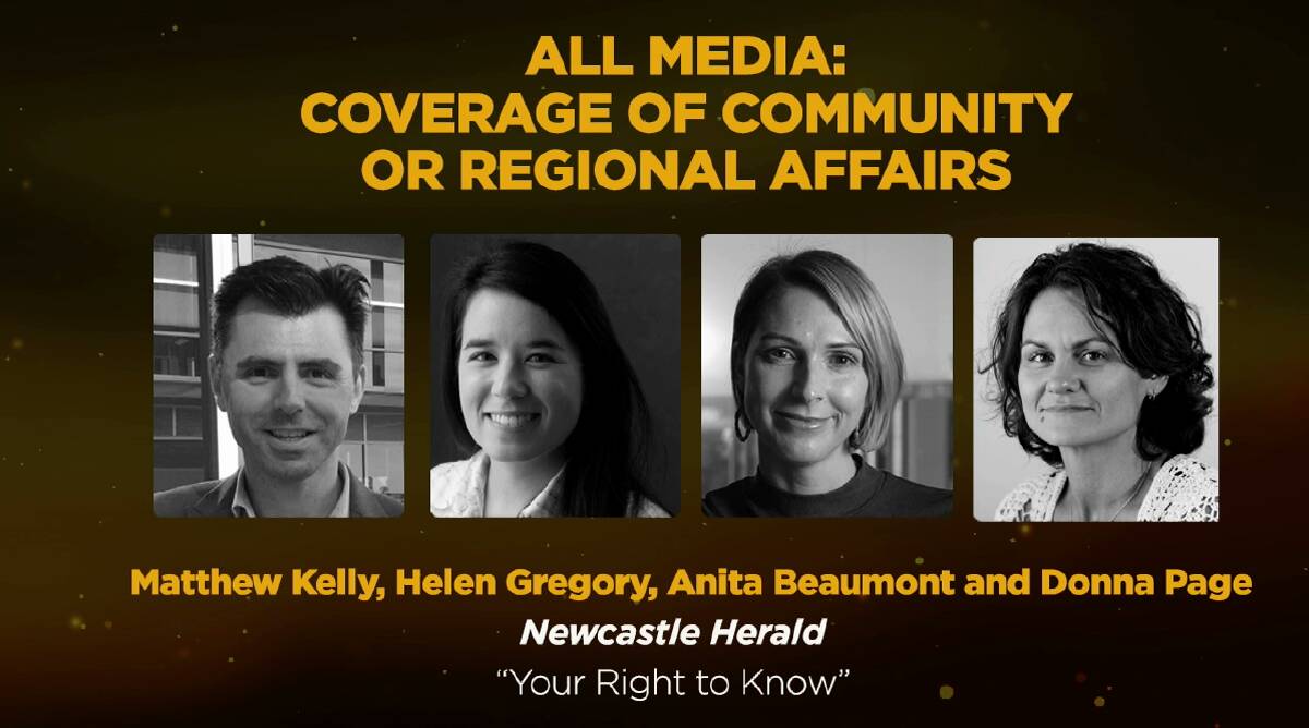 Herald journalists win Walkley for 'Your Right to Know' campaign