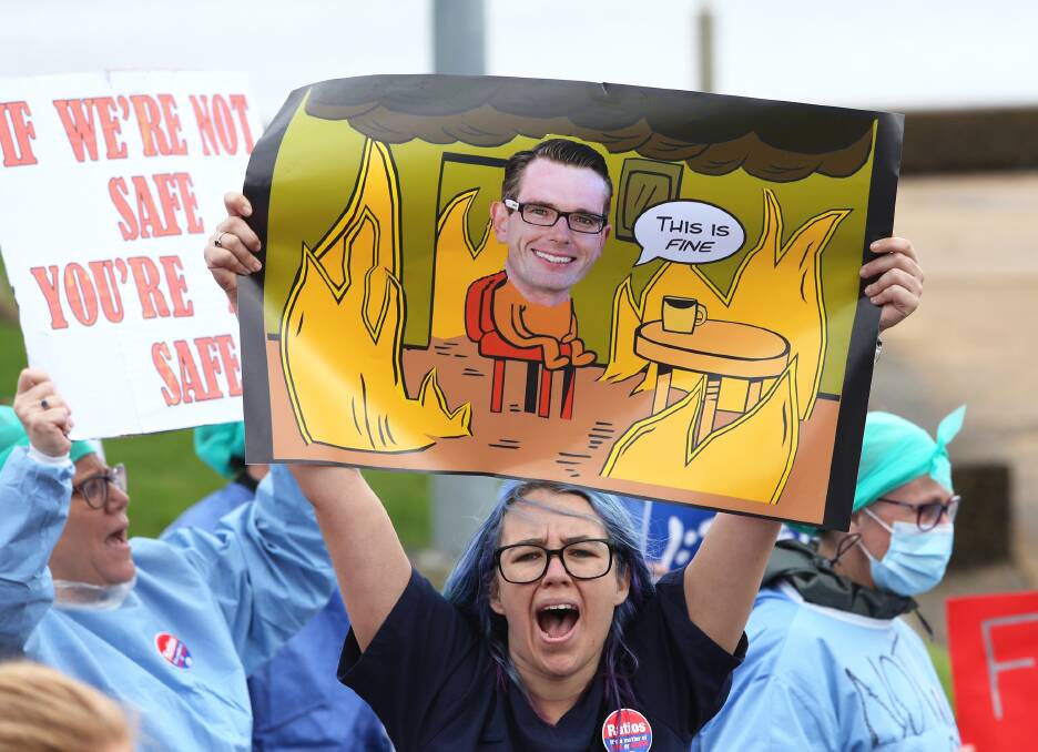 Nurses strike in Newcastle last year. File picture by Peter Lorimer