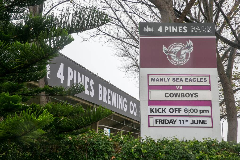 NEW NAME: Brookvale Oval will now be known as 4 Pines Park. Picture: Geoff Jones