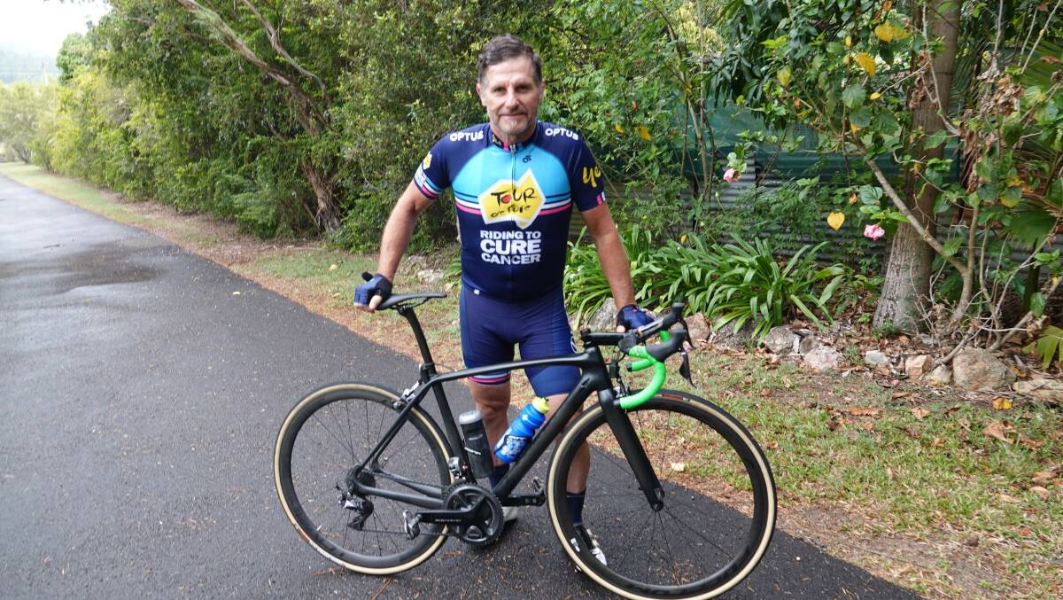 MAN ON A MISSION: Robert Marcucci is hoping pedal power will help find a cure for cancer as he prepares for the Tour de Cure cycling event. Read how you can help.