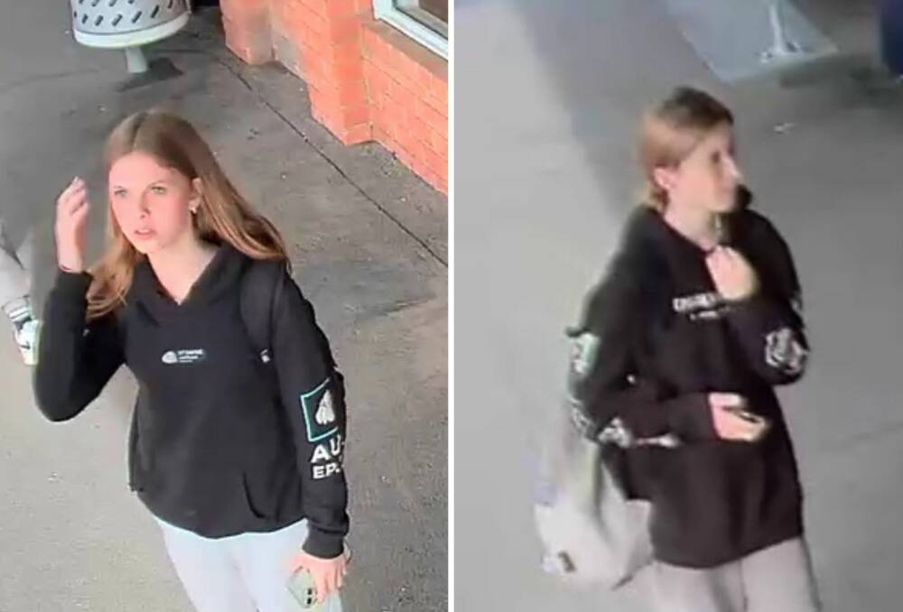Brodie Munger and Mailey Gelder, are missing and believed to be travelling the rail network toward Sydney. Pictures supplied by NSW Police Force 