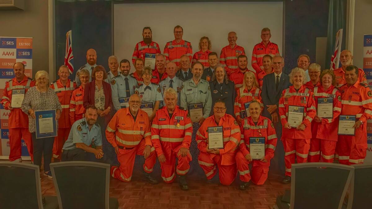 SES Lake Macquarie volunteers. Picture supplied