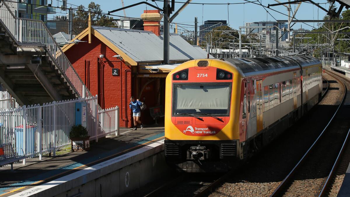Train passengers across the Hunter will receive Geo-targeted Broadcast SMS alerts during significant network incidents. Picture by Simone De Peak