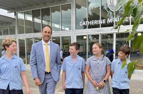 Maitland-Newcastle Catholic Diocese head of schools Steve Lemos in February 2023. Picture file 
