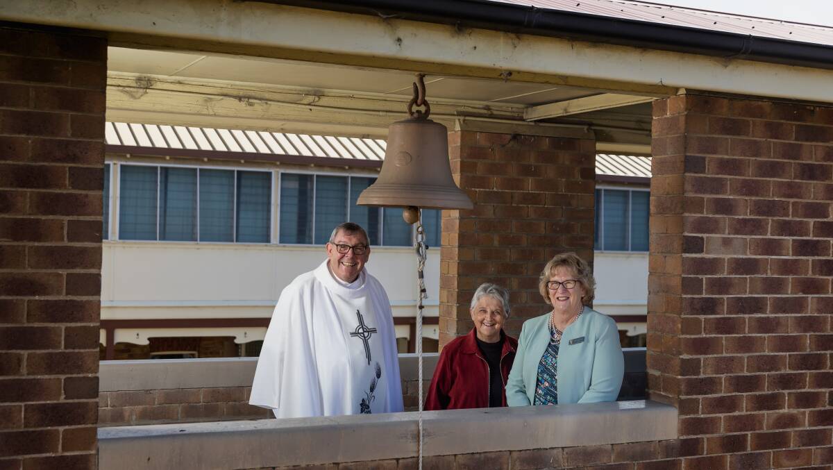 St Joseph's of Lochinvar celebrate with bell ringing, pictures by Marina Neil
