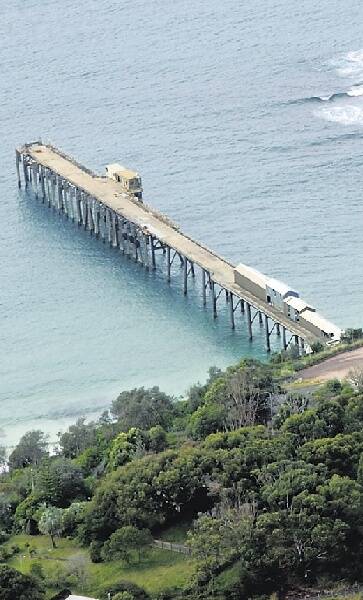 HERITAGE: The Catherine Hill Bay jetty.