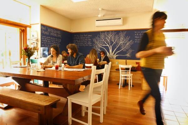 GOOD STUFF: Momo Wholefood Cafe at East Maitland. PICTURE: PETER STOOP