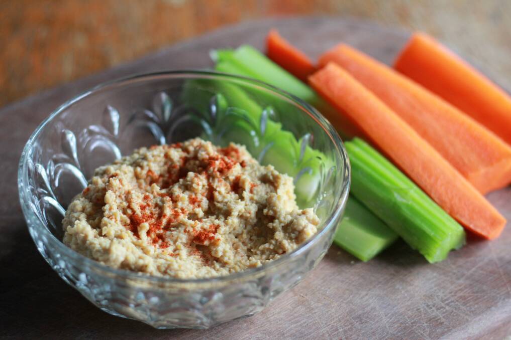 Hummus made with sunshine cooked chickpeas Tricia Hogbin
