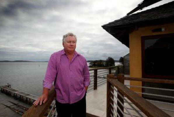 Jeff McCloy at his Lake Macquarie home.